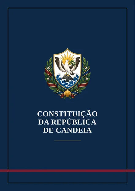 Capa da edição de referência da proposta de Constituição de Candeia